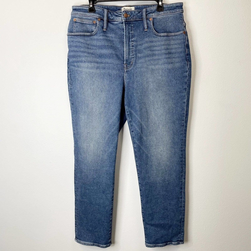 Madewell The Curvy Perfect Vintage Jean Size 33 Women's Blue Denim Melgrove Wash
